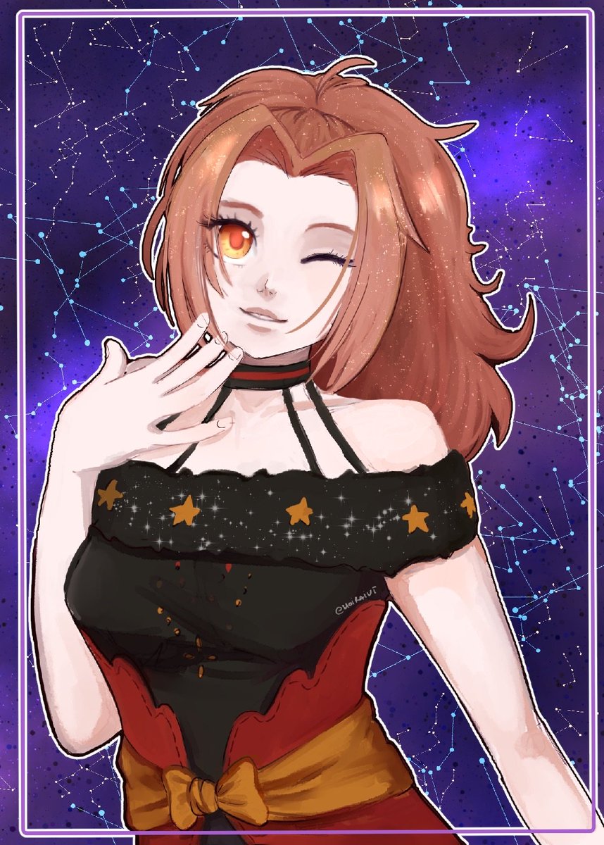 ⭐Haven't you noticed that I'm a Star ⭐

The wonderful( and sneaky) @IndieDevCody , recently had a commission made of your truly, AND I FRICKING LOVE IT !!! 
🎨: <a href="/MoiraiVT/">Moirai Agar'el ♻️💚 Slime Mom - DM for commissions</a>