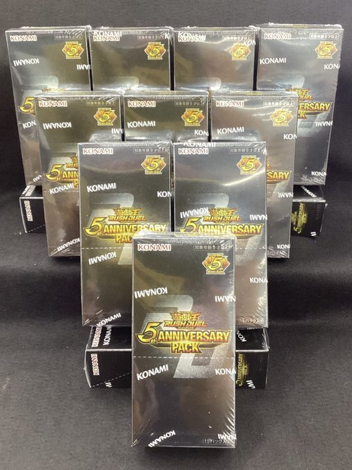 🦖🦖🦖 #遊戯王ラッシュデュエル 🦖🦖🦖 ✨✨ 【 #5thANNIVERSARYPACK