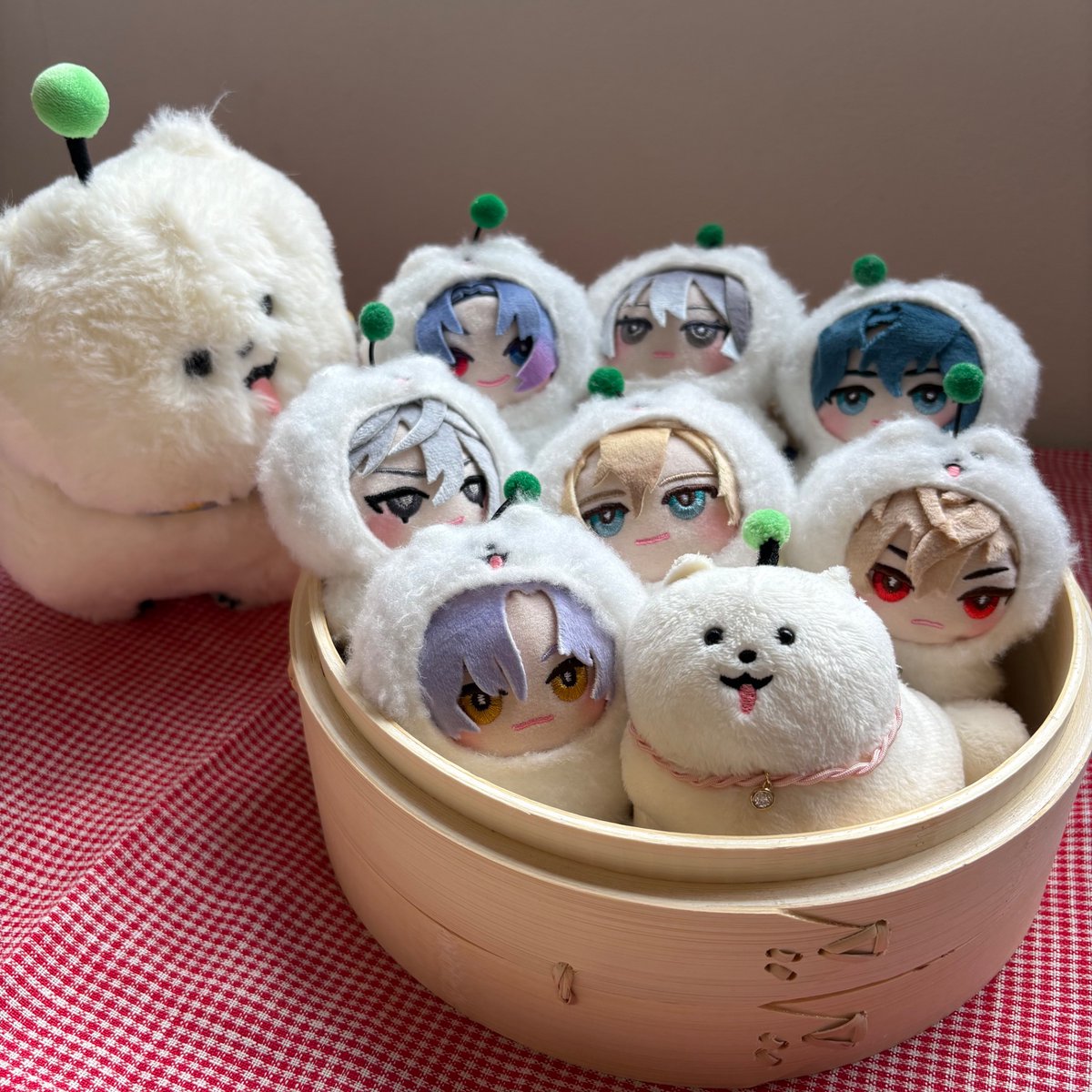 むぎゅむぎゅしゅうまい〜ズ🐶🟢

#エイトリぬい