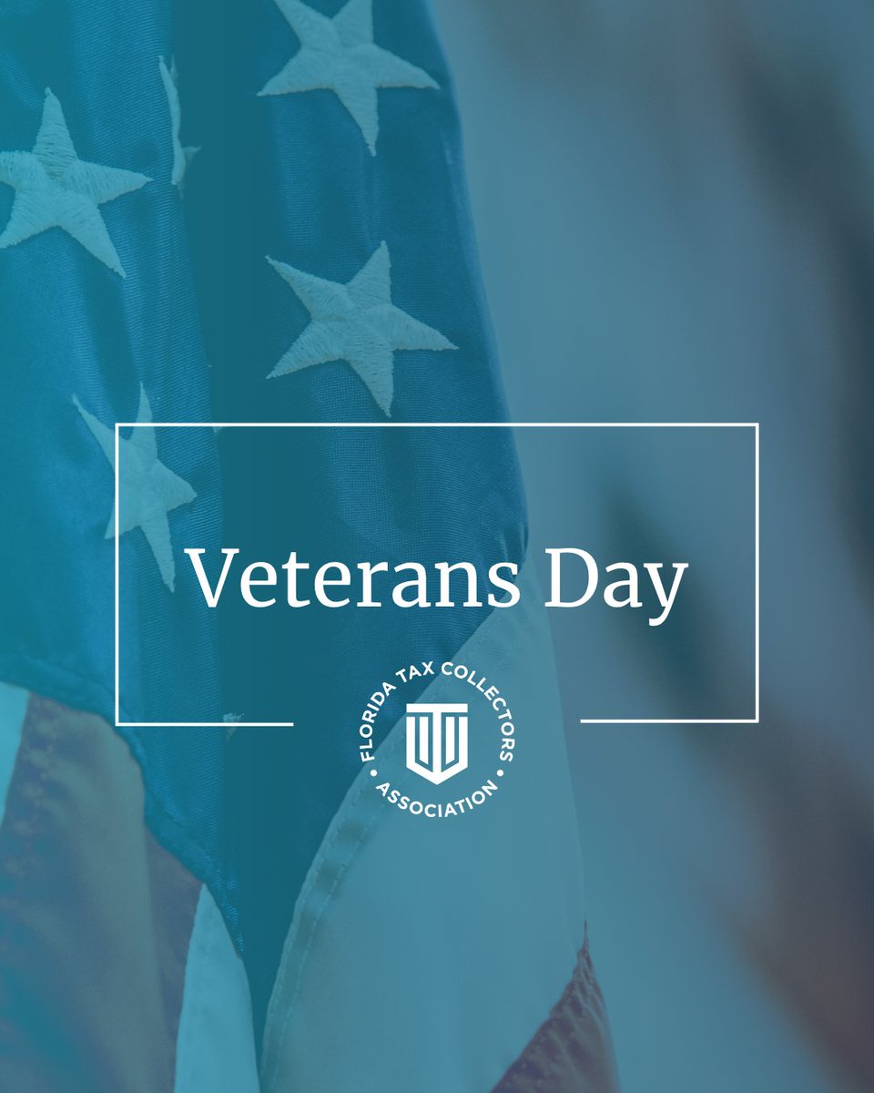 Today, we honor all military veterans for their courageous service. 

#DYK you can add a veteran designation to your Florida driver license or ID card? Learn more about required documents at flhsmv.gov/military, and book an appointment at your local Tax Collector’s office.