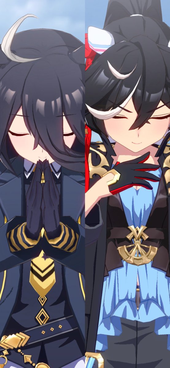 キャラもサポカも今までご縁がなかったけど、出走前のこのポーズ素敵すぎるんだ✨

#ウマ娘
#マンハッタンカフェ #カツラギエース