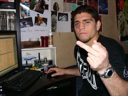 SUPEMONKEY's tweet photo. extra sketch 
Nick Diaz is pretty cool https://t.co/QnBsqzFhgK