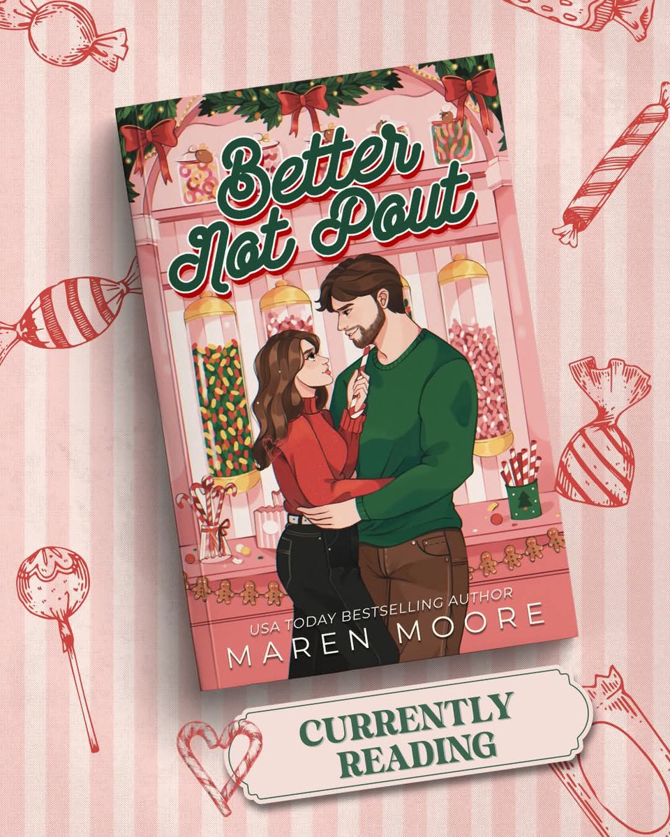I am currently reading...

Better Not Pout by Maren Moore, releasing on November 14, 2025!

Pre-order your copy today!

Amazon: a.co/d/96aMeYE      

Goodreads: bit.ly/3Kdw4jC

<a href="/valentine_pr_/">Valentine PR & Literary Management</a>
