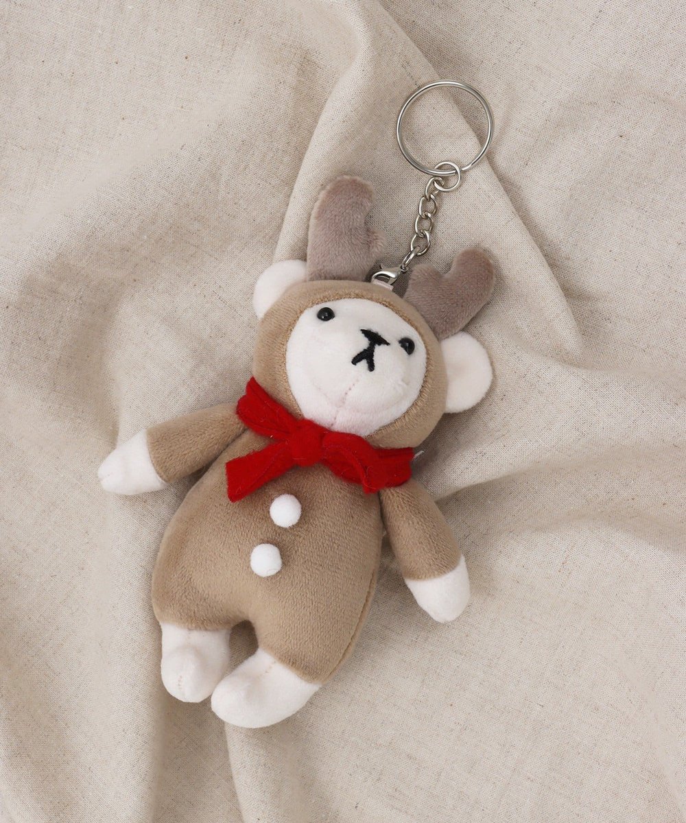 人気のベアキーホルダーに新アイテム登場🧸🤍 クリスマスモチーフベア