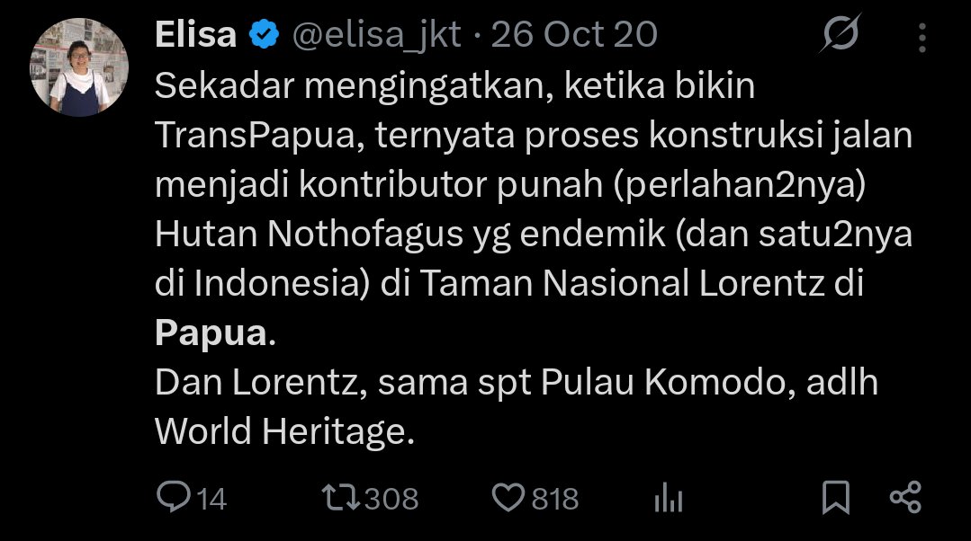 kosmolatte's tweet photo. Seorang Elisa yang udah bantu banyak buat ngatasin masalah hunian di Jakarta dan ALREADY speak up alot about the ongoing genocide in West Papua and gets a lot of flaks from other Indonesians dibandingin sama yang bulan ini masih koleb sama McD? https://t.co/Cxuxi1uvDb