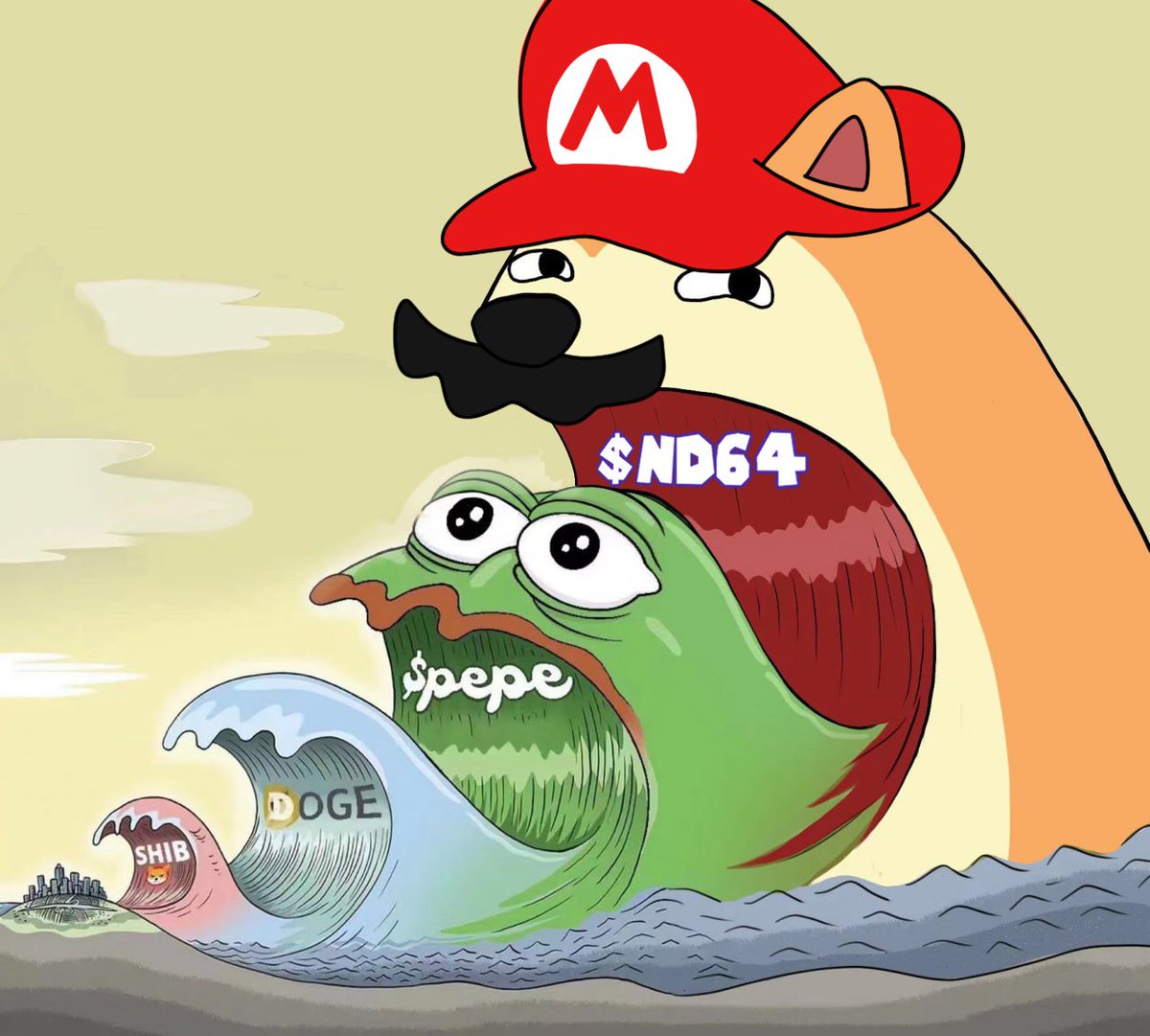 Road Map:

> $ICP grow big.

> #ND64 also grow big.

#theswallowing