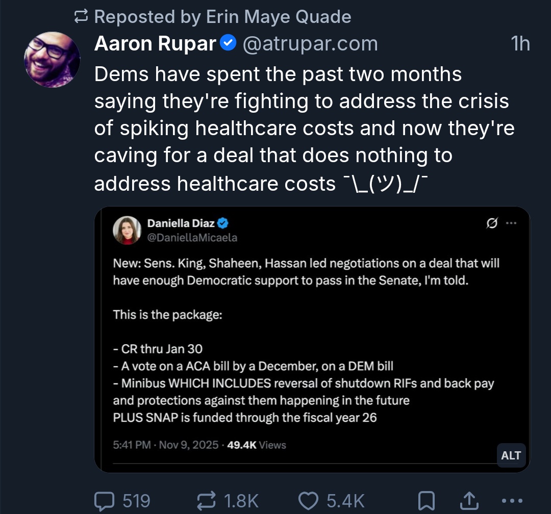 LeftistsofMN's tweet image. The Far-Left is SO mad! 😂

You love to see it.

#SchumerShutdown

@JonJustice @GrageDustin @WalterHudson @mngop