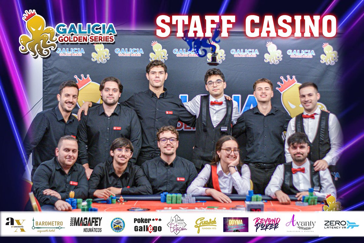 PokerGallego's tweet photo. Staff Casino Atlantico

Tras una dura semana de trabajo, el Staff de Casino Atlántico se retira a un merecido descanso, y os da las gracias a todos por el trato recibido!!!! Nos vemos en la próxima!!! https://t.co/vpmxpqFPvh