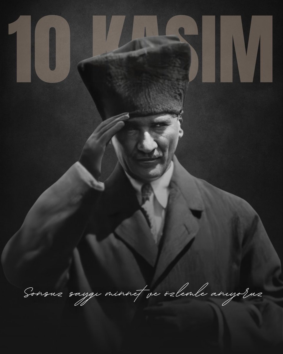 Cumhuriyetimizin kurucusu Gazi Mustafa Kemal Atatürk’ü aramızdan ayrılışının yıldönümünde saygı, minnet ve rahmetle anıyoruz.

#10Kasım #Atatürk”