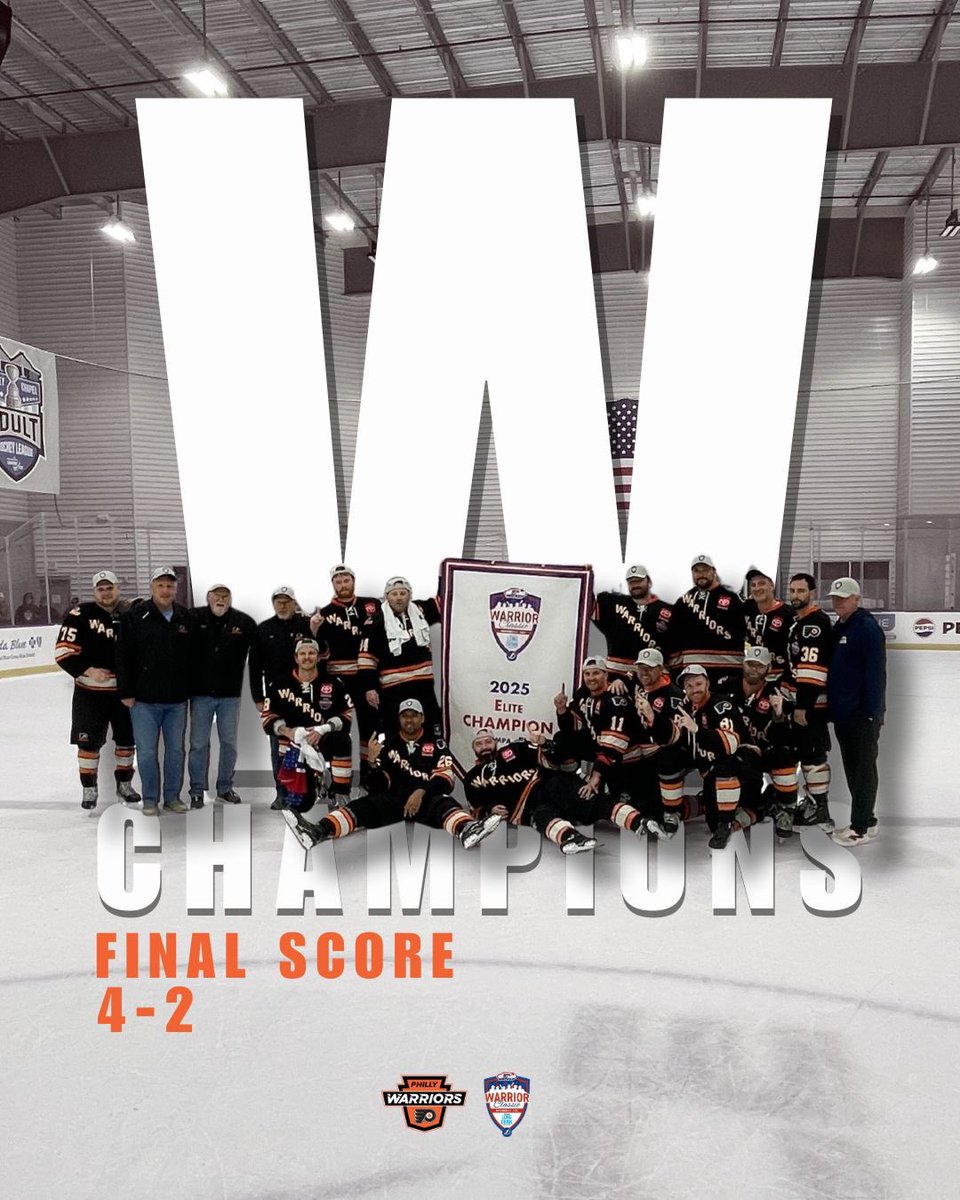Tier 1 has brought the championship banner back to Philadelphia. Tier 3 &amp; 6 made the semifinals and battled hard but fell short. Congratulations to all the players from across the country and thanks to all the  staff and medical professionals who helped make this a great event.