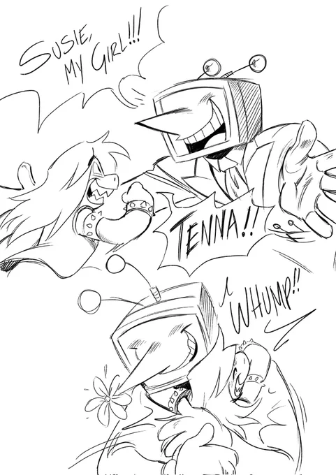 I love Uncle Tenna and his Susie!!! 😭💖

#DELTARUNE 