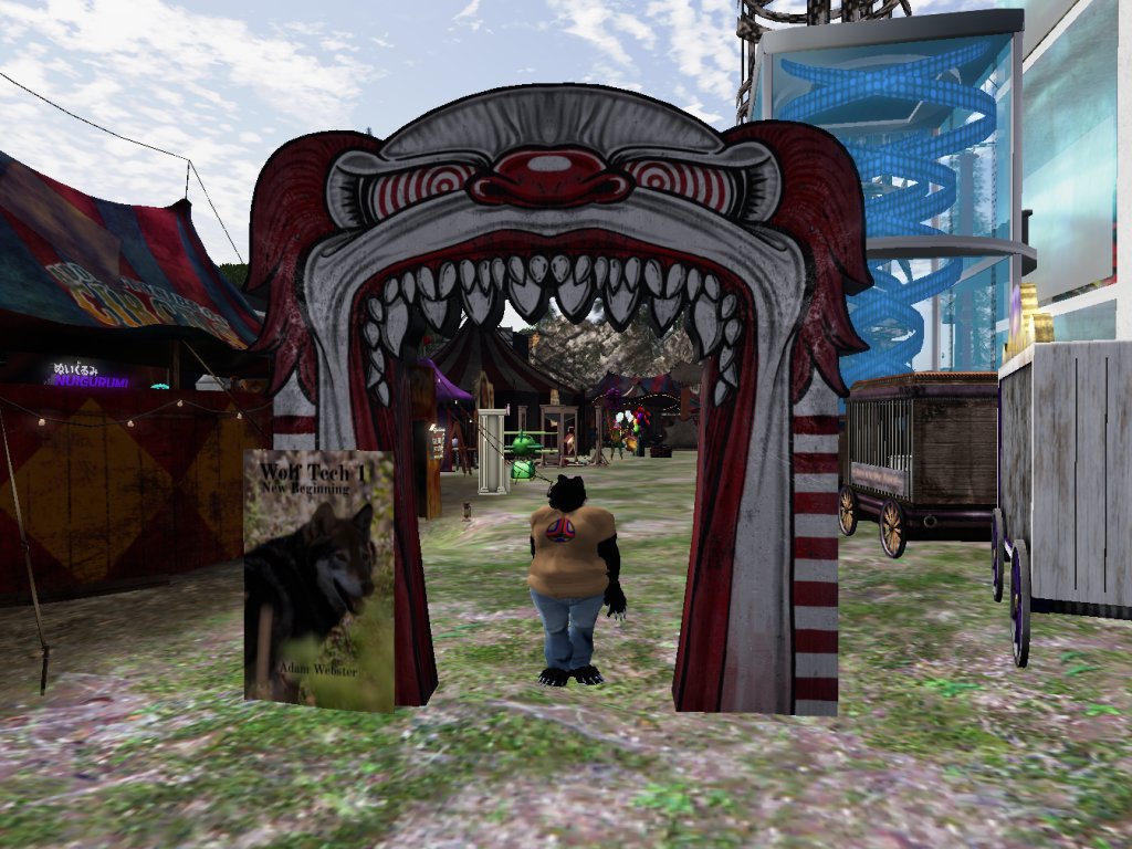 Went to a carnival today. Spent several hours seeing the sights (*will ya; look at that!*) , riding rides (*weeee!*)  and of course overdosing on fried food (*ooooohhh my aching belly!* ;/.  There were midway games but didn't go for those (got enough plush as it is).