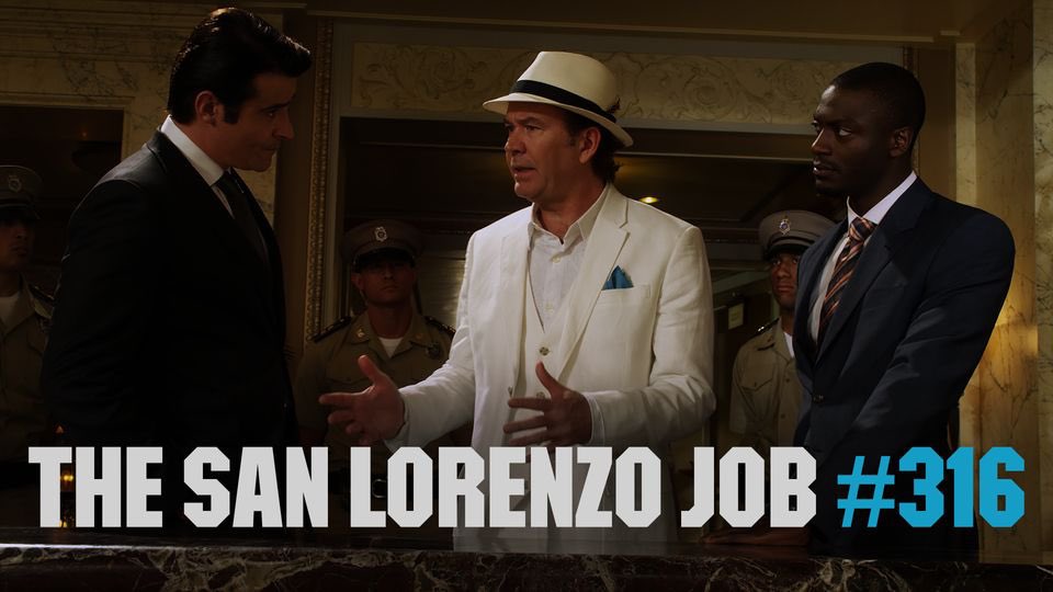 rclark68's tweet image. Next up on mine and @summersba #Leverage rewatch the San Lorenzo Job @Dean_Devlin @ElectricEnt1 watching on @PrimeVideo guest star @goranvisnjic