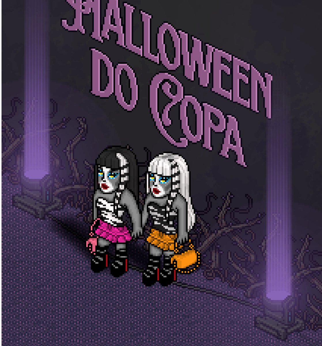 habCherlyne_'s tweet photo. we had a good time! 🧟‍♀️🎃

@habAureta #HalloweenDoCopa @riohabblet https://t.co/VA6Eo4mvhD