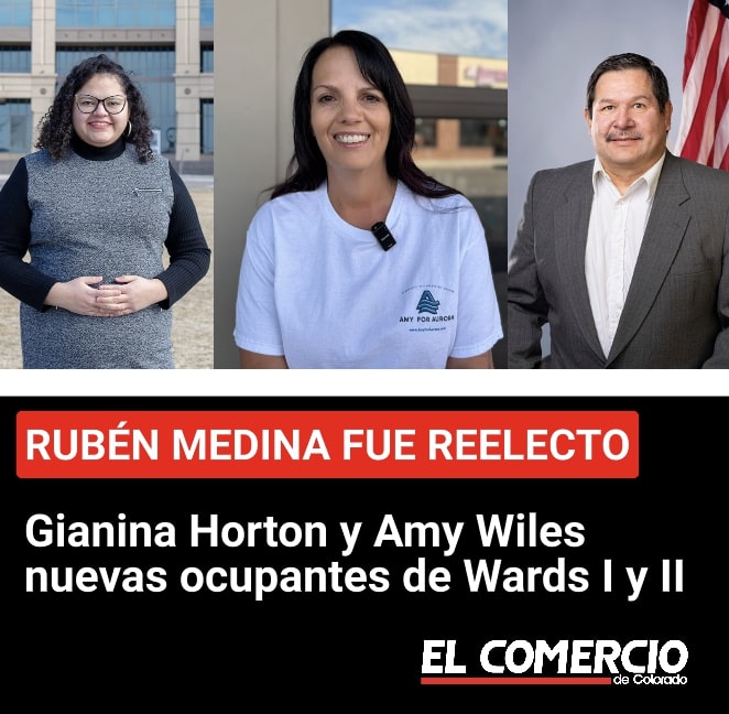 ComercioCO's tweet image. Concejales de tendencia #Demócrata toman control del concejo de #Aurora, #Colorado. Los nuevos concejales son #RobLeeAndrews, #AliJackson #GianinaHorton #AmyWiles #RubenMedina
elcomerciodecolorado.com/concejales-de-…
