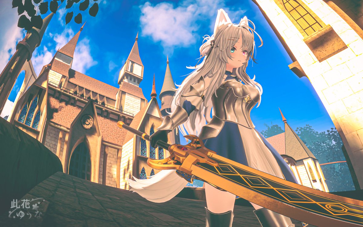 World：Kingdom of Titania - 王都チタニア
Author：FlowersRite花之祭P
Costume：Knight Princess
Sword：聖剣ライトブリンガー

#MAPLE_LEAF_VRC
#Syalls_Atelier
#ゆうなフォト