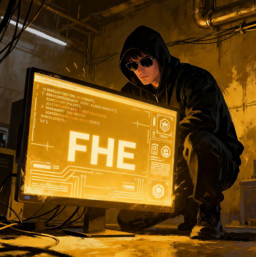 FHE: Absolute security or hacker disguise? 
FHE processes encrypted data without decryption, like math on a locked box. 
But can it hide malicious acts? <a href="/zama/">Zama</a>  CEO <a href="/randhindi/">Rand</a>: Allows partial access with user consent; full for legal requests. 
 #ZamaCreatorProgram