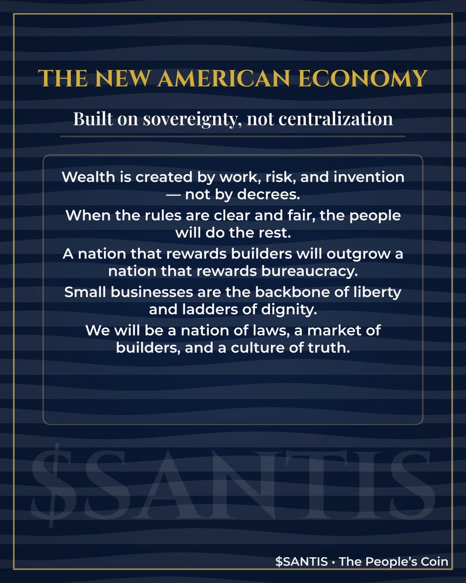💥 $SANTIS | The People’s Coin 🇺🇸 tweet media