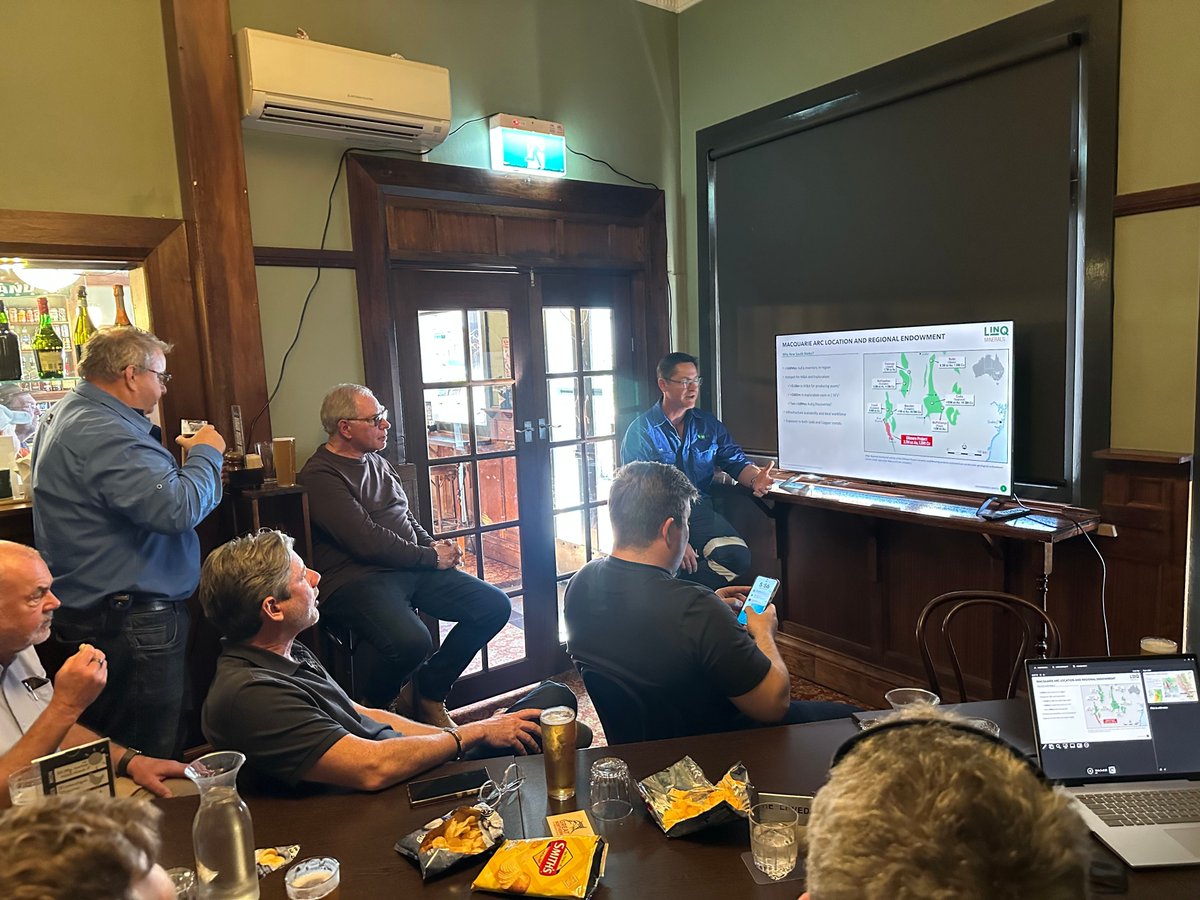 LinQMinerals's tweet photo. Last week, LinQ Minerals (ASX:LNQ) hosted a broker site visit to its Gilmore Project in New South Wales.

The Gilmore Project, located within the highly prospective Lachlan Fold Belt, is host to multiple gold and copper targets associated with historic mining centres. 

$LNQ.ax https://t.co/VhtVmIKTOW