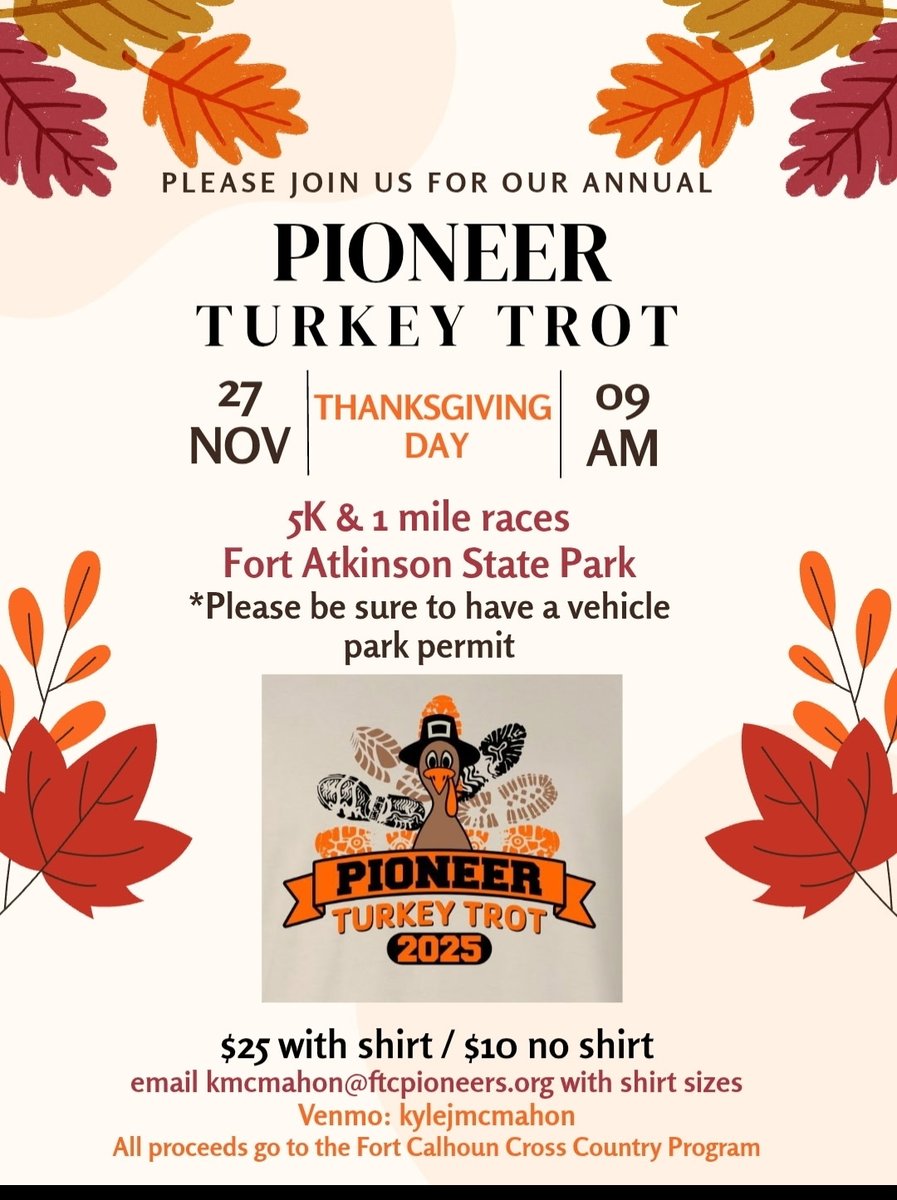 2025 Turkey Trot @ Fort Atksinson
