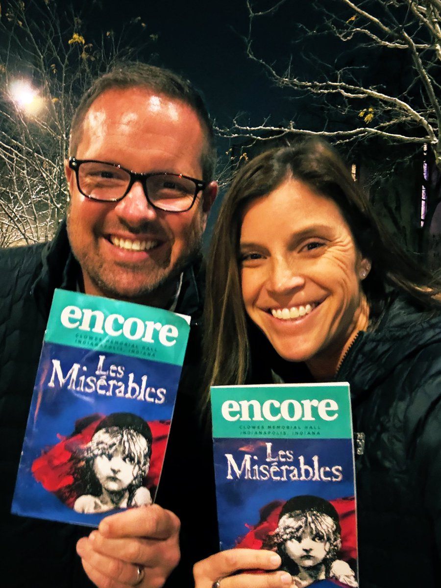 Capped off an awesome weekend at one of my favorite places (<a href="/butleru/">Butler University</a>) with my favorite person (<a href="/jfoxjensen/">Julie Jensen</a>) to see <a href="/lesmisofficial/">Les Misérables</a>. Great talent and awesome show.