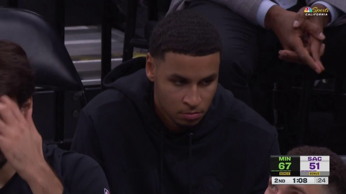 NBCSKings's tweet photo. Mood for Kings basketball without Keegan Murray 😕 https://t.co/m9GLpFWZ3u