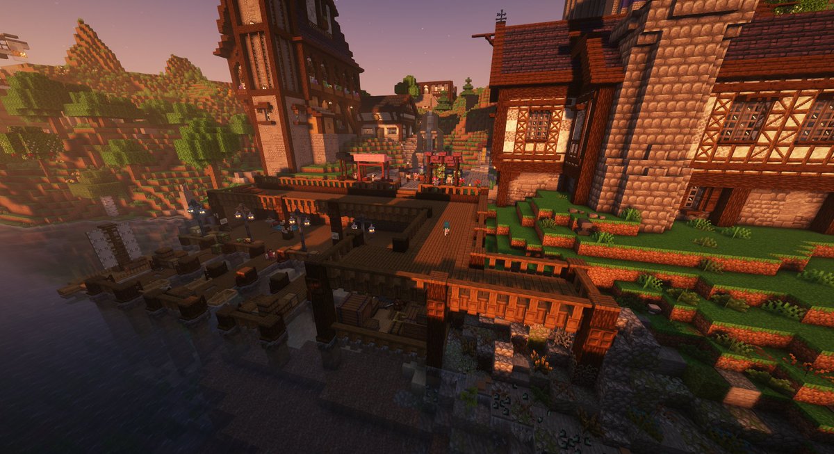 Progression of our spawn from November 5th➡️November 9th!

We still have got more to complete within the spawn area, but it's looking good so far!

If you'd like to see the buildings yourself, apply to join  The ReaperSMP!
Applications close Nov 17th
Link: docs.google.com/forms/d/e/1FAI…