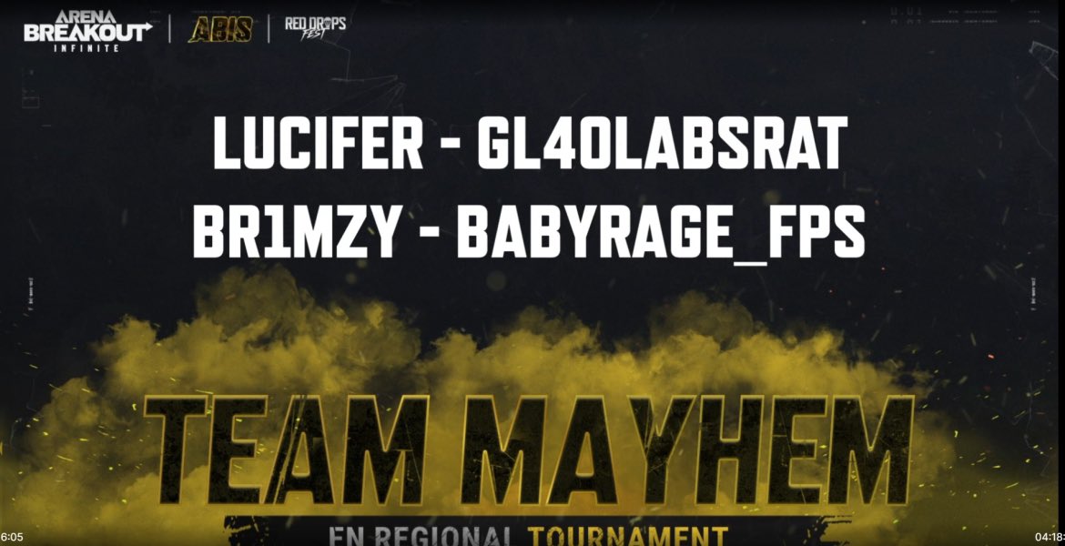 Ready for the 15th thanks for the opportunity <a href="/ArenaBreakoutPC/">Arena Breakout Infinite</a> Team Mayhem is ready to continue fragging out!