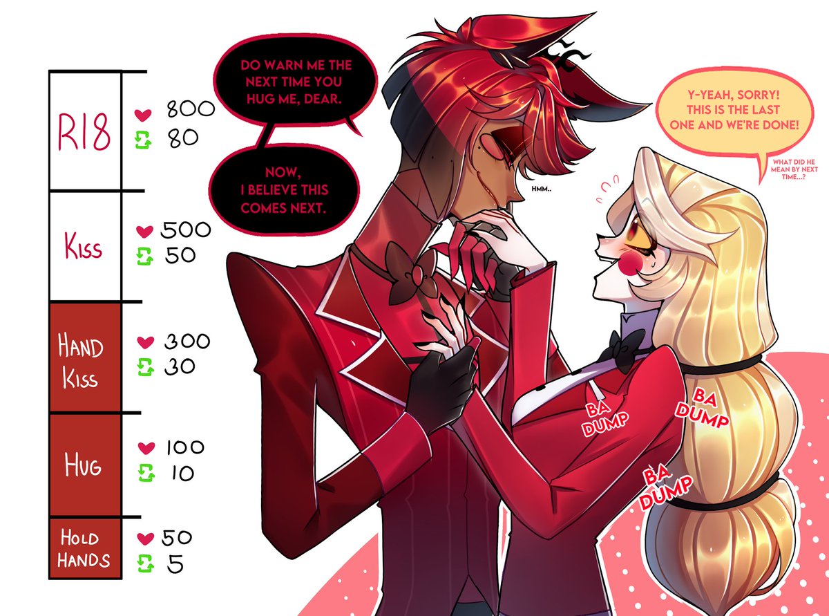 Hand kiss #charlastor #radiobelle