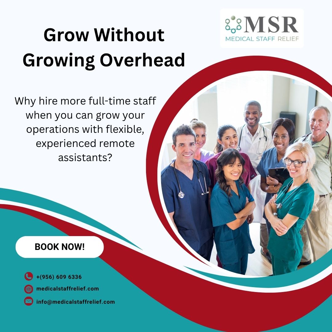 msr_serve's tweet image. At Medical Staff Relief (MSR), we provide skilled virtual professionals who help streamline your workflow and cut costs, so your practice can focus on what matters most: patient care.

📱 (956) 609-6336
💻 medicalstaffrelief.com
✉️ info@medicalstaffrelief.com