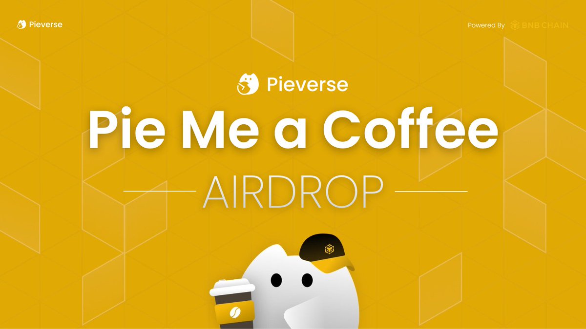 pieverse_io's tweet image. ☕️ Introducing: the Pie Me a Coffee Airdrop campaign.

Make an x402b payment, and we&apos;ll buy you a coffee!

With x402b on @BNBCHAIN, gasless payments now mint verifiable, compliance-ready receipts—and we’re rewarding early users. This is your LAST CHANCE to get $PIEVERSE Airdrops…