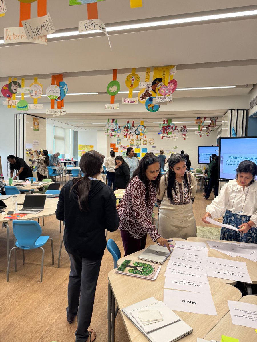 igeeducators's tweet image. What a joy it was to connect with the passionate educators at Nita Mukesh Ambani Junior School!
Last week for 5 incredible days, I had the privilege of working alongside both the PYP and MYP teams, exploring how we can design learning that truly connects the pieces.

#PYP #MYP