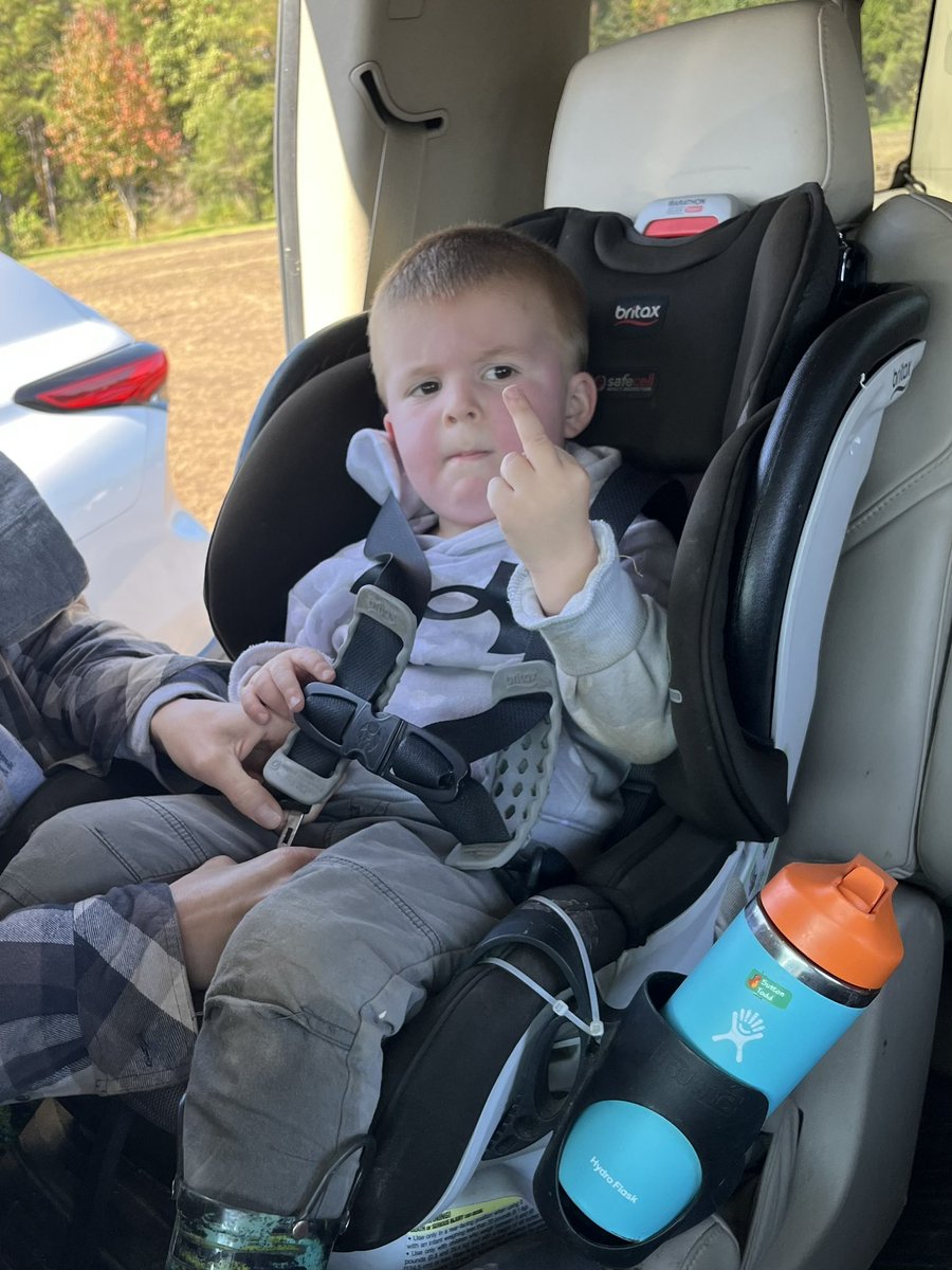 "you ready for school bud?"
