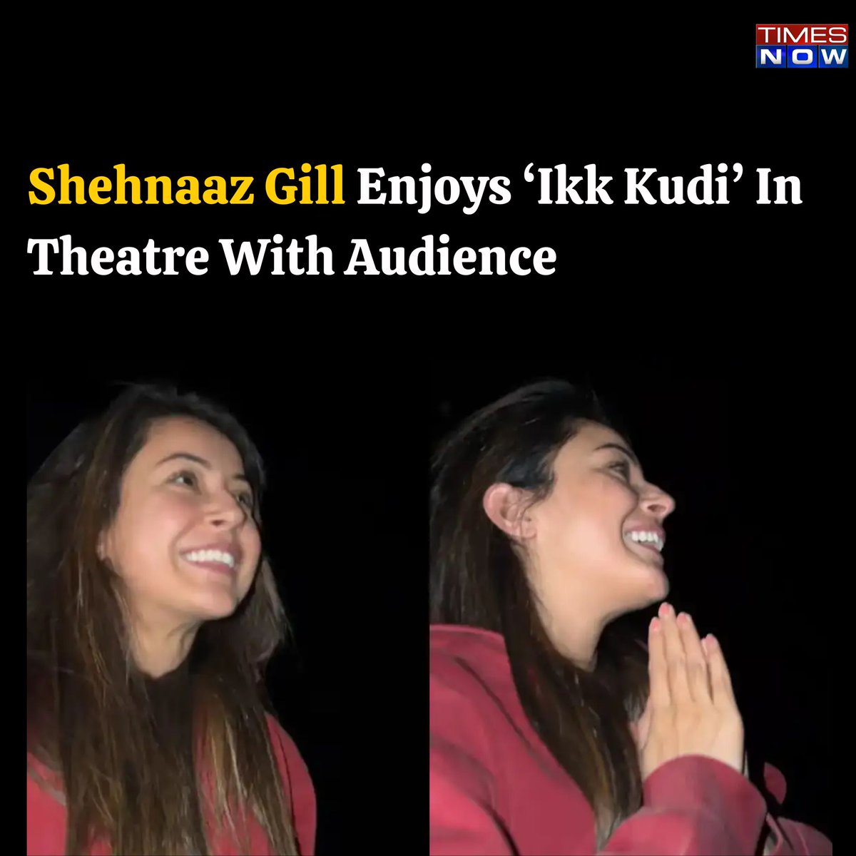 #ShehnaazGill Enjoys #IkkKudi In Theatre With Audience; Expresses Gratitude Saying 'Your Love Means Everything'

WATCH- timesnownews.com/entertainment-…

 Follow <a href="/TimesNow/">TIMES NOW</a> for real-time updates