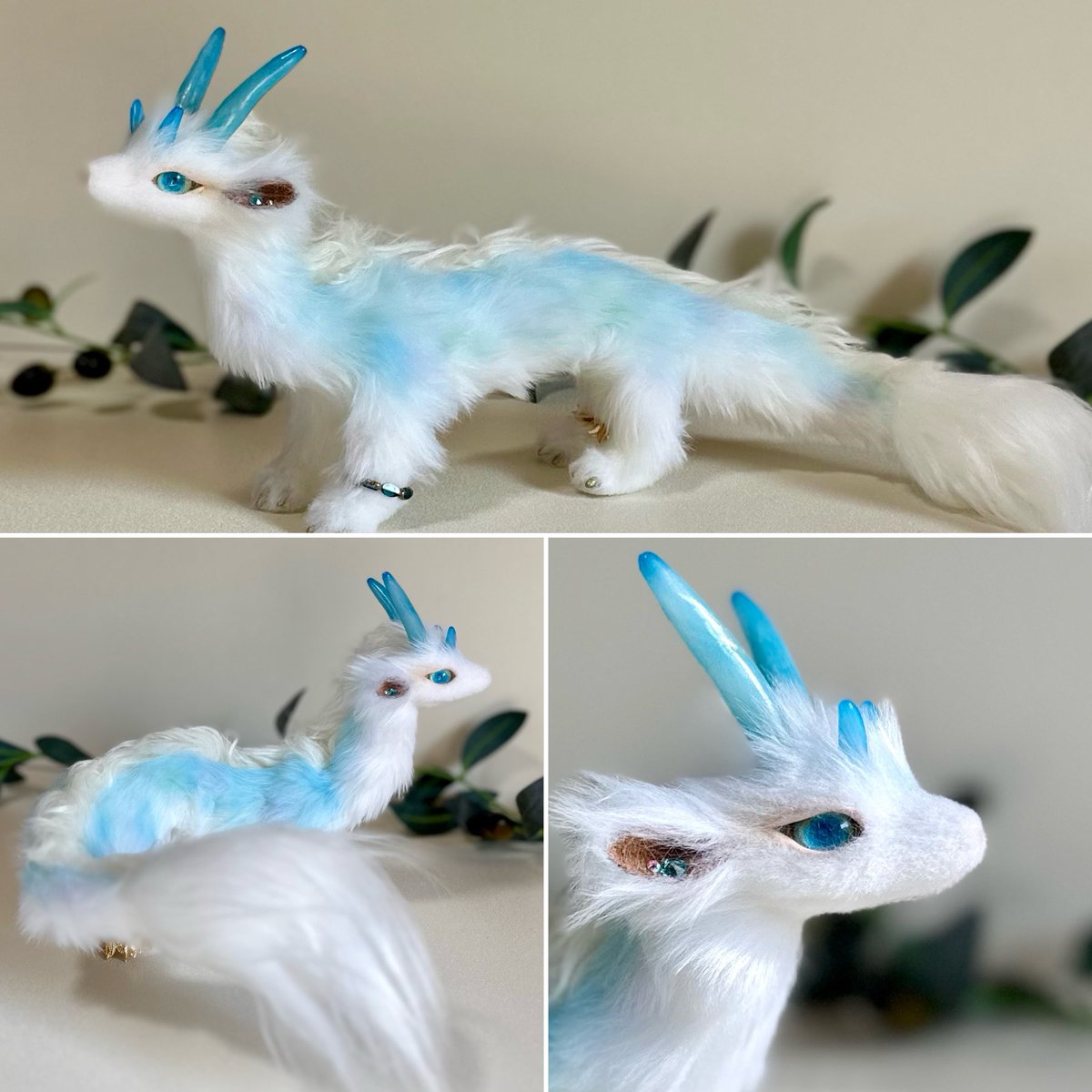 アイスドラゴンの赤ちゃん　アートドール　ぬいぐるみ ikka (@ikka_happy) / Posts / X