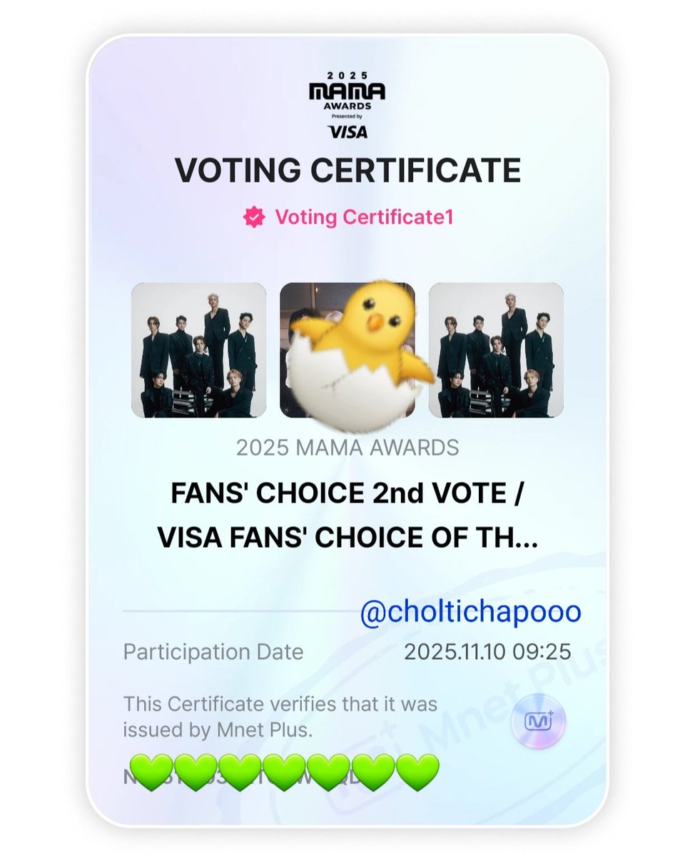 โพสแรก  วันสุดท้าย  11/10/68
ฝากรีค่ะ✌💚🐣
#2025MAMAVOTE #GOT7