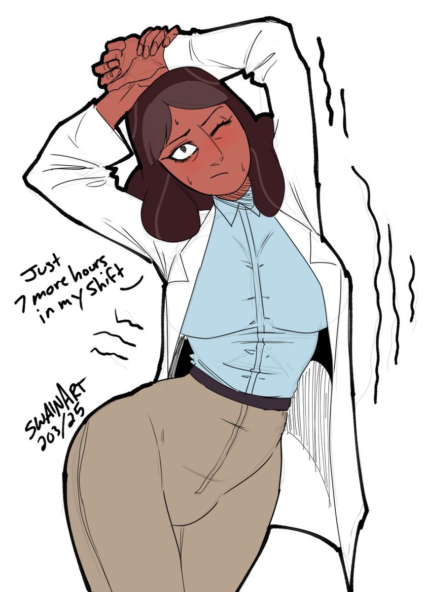Still making comics. Have some stupid sketches in the meantime.