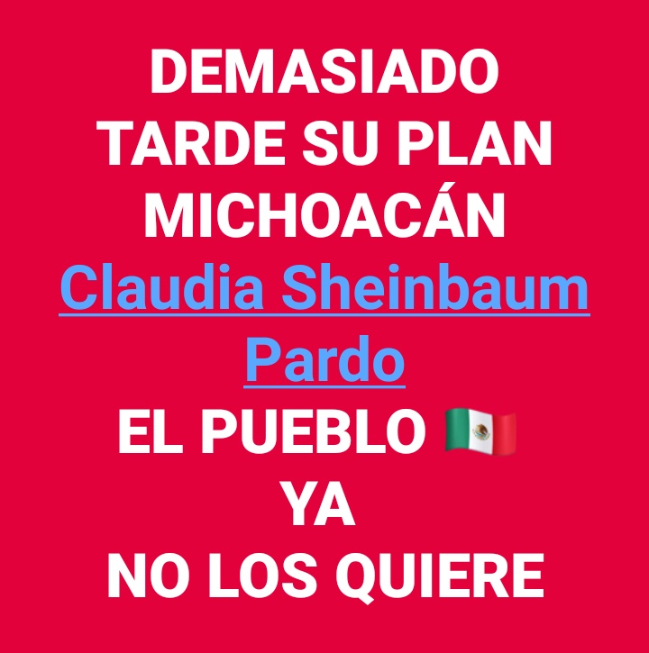 CharlyDaker's tweet photo. @Claudiashein @PartidoMorenaMx 
EL PUEBLO 
DE MÉXICO 🇲🇽 
YA DESPERTÓ 
🇲🇽 #CarlosManzo 🇲🇽 https://t.co/eLYuwBONvD
