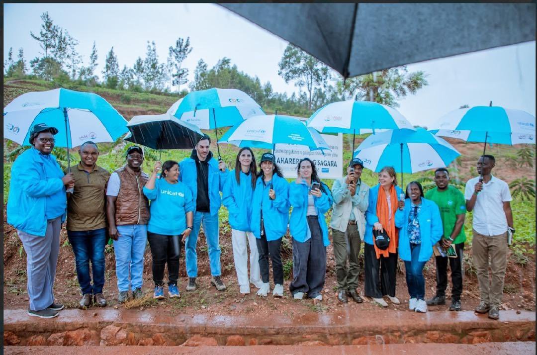 Every time we visit #Gisagara, nature welcomes us with rain — a true sign of growth and renewal! 
Together we keep pushing for a greener, cleaner, and more sustainable future through #GreenRising initiatives. 
#Youth #Umuganda #ClimateAction #COP #GenU <a href="/UNICEF/">UNICEF</a>  <a href="/redempter/">Redempter Batete Ruzindana</a>