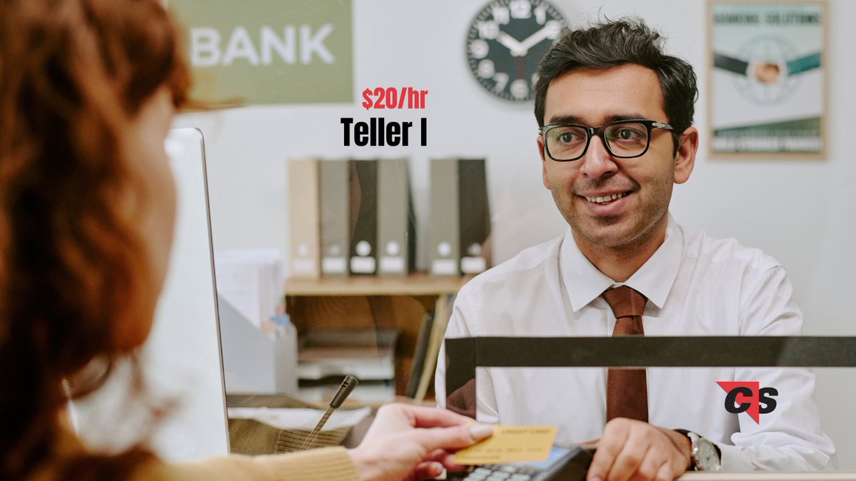 Now hiring Teller I – Fort Worth, TX earning $20.00/hr! Learn more and apply online at: bit.ly/4hSmm38