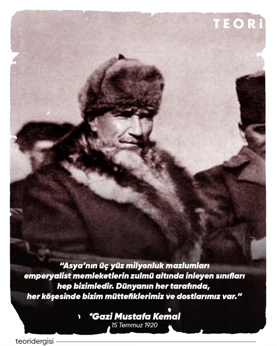 Atatürk, her zaman bağımsızlık isteyen devletlerin, kurtuluş isteyen milletlerin, devrim isteyen halkların bilincindedir. O, her zaman bilincimizde, her zaman yüreğimizdedir.
Saygı ve minnetle anıyoruz...