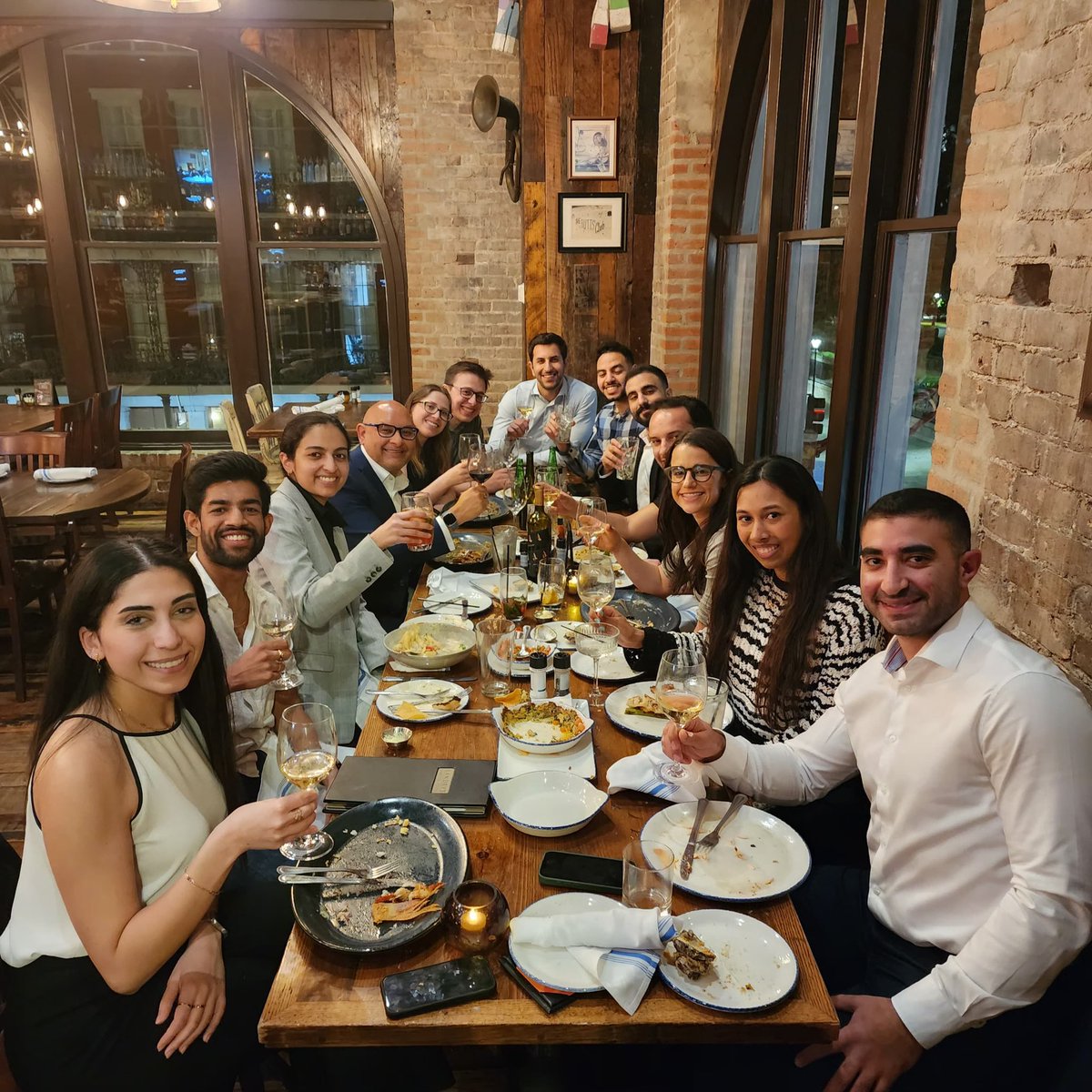 Conference highlight: dinner with our APD! Great food, better company, and zero pager interruptions (for once). <a href="/DrRohitMoudgil/">Rohit Moudgil MD PhD</a> <a href="/CCF_IMCHIEFS/">Cleveland Clinic IM</a> <a href="/josephhajjMD/">Joseph Hajj</a> <a href="/ziadzalaquett/">Ziad Zalaquett</a> <a href="/Chadi_97EP/">Chadi Tabaja</a> <a href="/bernardospiazzi/">Bernardo Spiazzi</a> <a href="/CarolinaZingano/">Carolina Zingano, MD</a> <a href="/ShadaJadamMD/">Shada Jadam</a>