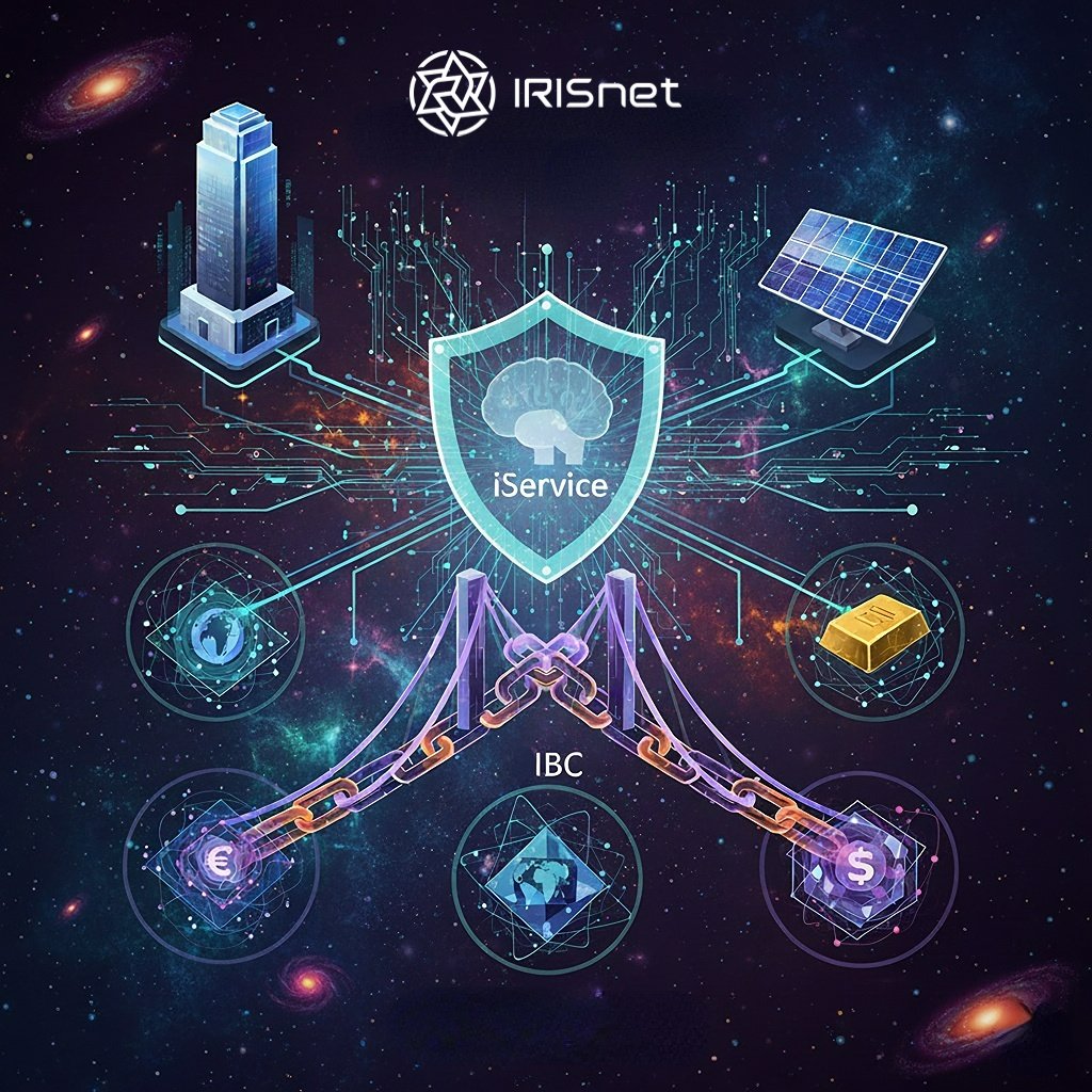 irisnetwork's tweet image. #RWA demand more than just tokens—they need trust and reach. 
#IRISnet provides the foundation：  
iService for verifiable data.  
#IBC for universal access.  
The future of the RWA economy is being built here.  

#RealWorldAssets #Tokenization #Cosmos #Blockchain