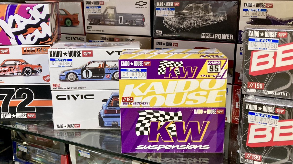 🔹新商品紹介 1/64スケール KAIDO☆HOUSE × MINI-GT 新作追加です