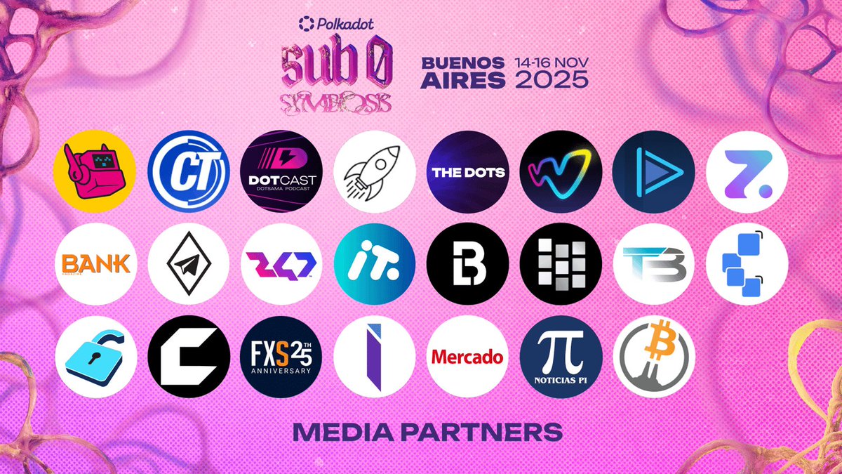 ForkDA0es's tweet image. Apúrate🏇falta 4 días y contando para el mega evento @Polkadotsub0 @PolkadotEspanol @polkadothub @LearnPolkadot @Polkadot @TheGraphLatam #BsAs #Argentina ya sacaron su entradas 🎟️ #atr amega forkera la lore dr @blockya presente partner @ForkDAOes 🫵🚀💡luma.com/Sub0Symbiosis