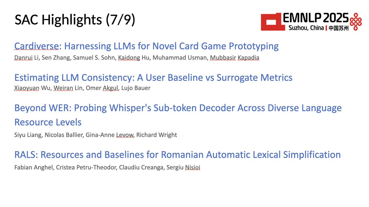 Senior Area Chair Highlights (7/9)