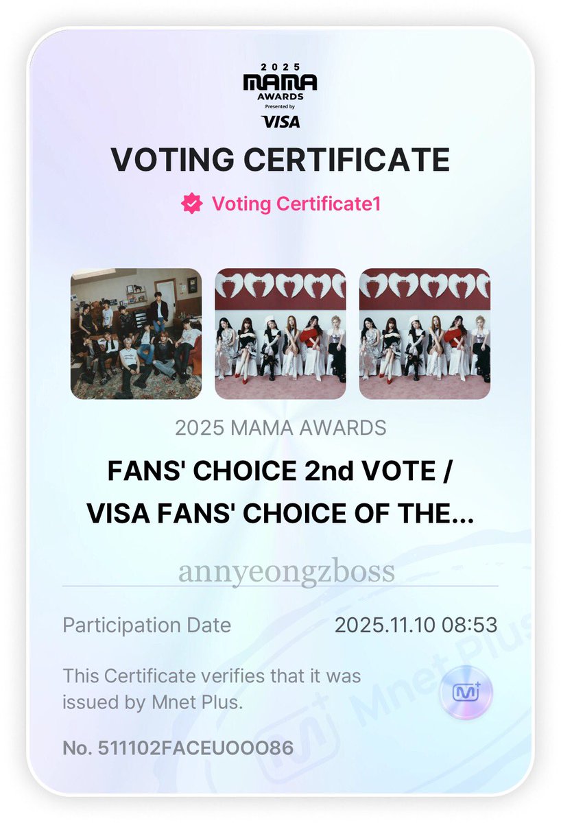 annyeongzboss's tweet photo. last day of voting..

I vote #IVE on #2025MAMAVOTE https://t.co/nOHNuYRjNq