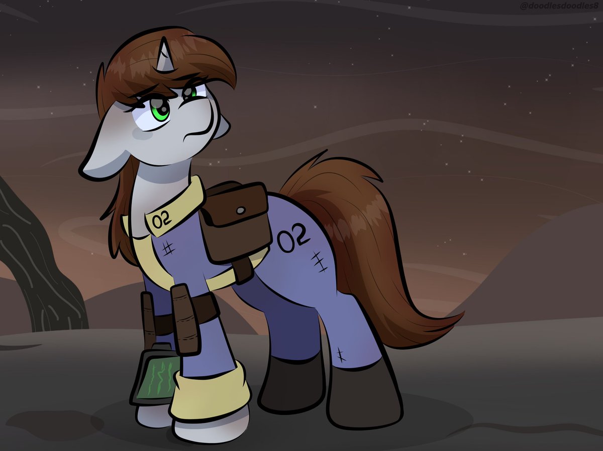 New $5 fallout ych! Can change vault number :)
#mlp #mylittlepony #fallout #equestria #foe #ych