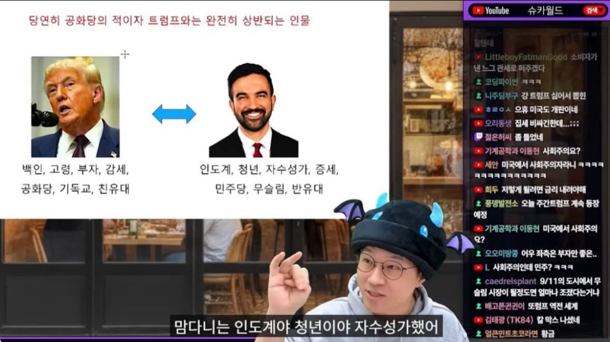 OzzJayy's tweet image. 슈카월드: 맘다니는 가난한 인도계, 자수성가했다.

팩트 - 아버지 컬럼비아 대학 교수. 어머니는 황금사자상을 수여한 유명 감독. 본인은 미국 명문 브룽스 과학고, 보든 칼리지 졸업. 트럼프보다 가난하단 뜻이면 인정.