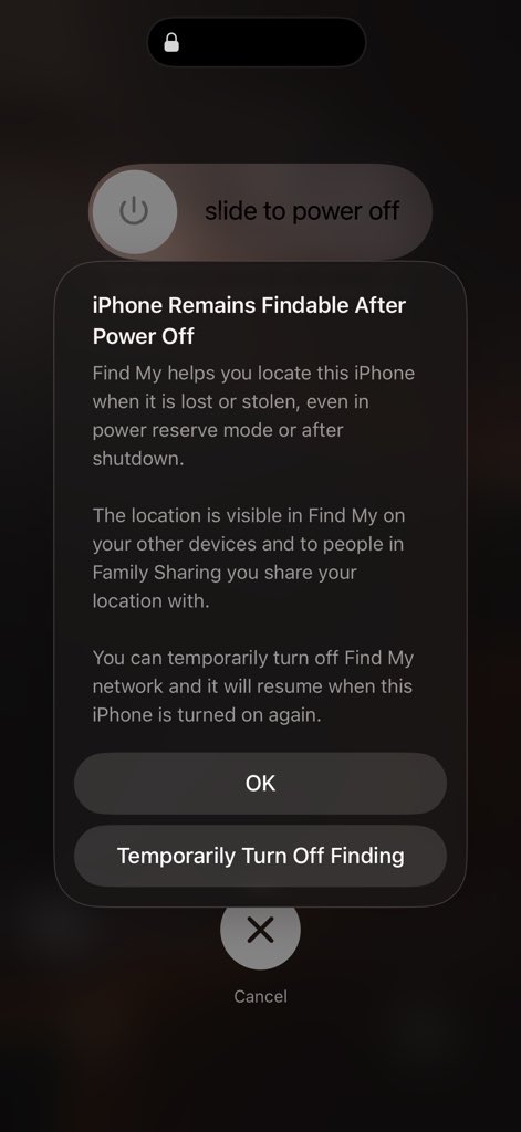 fahad_p_h's tweet image. Anyone can temporarily disable Find My iPhone and turn off the device. That feels like a serious issue because if someone steals your phone they can disable tracking and power it off. Apple should only allow this change after unlocking the phone. What do you think about this?
